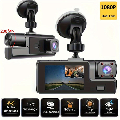 Dash Cam, Cámara para Auto con Visión Nocturna 1080P y Sensor G