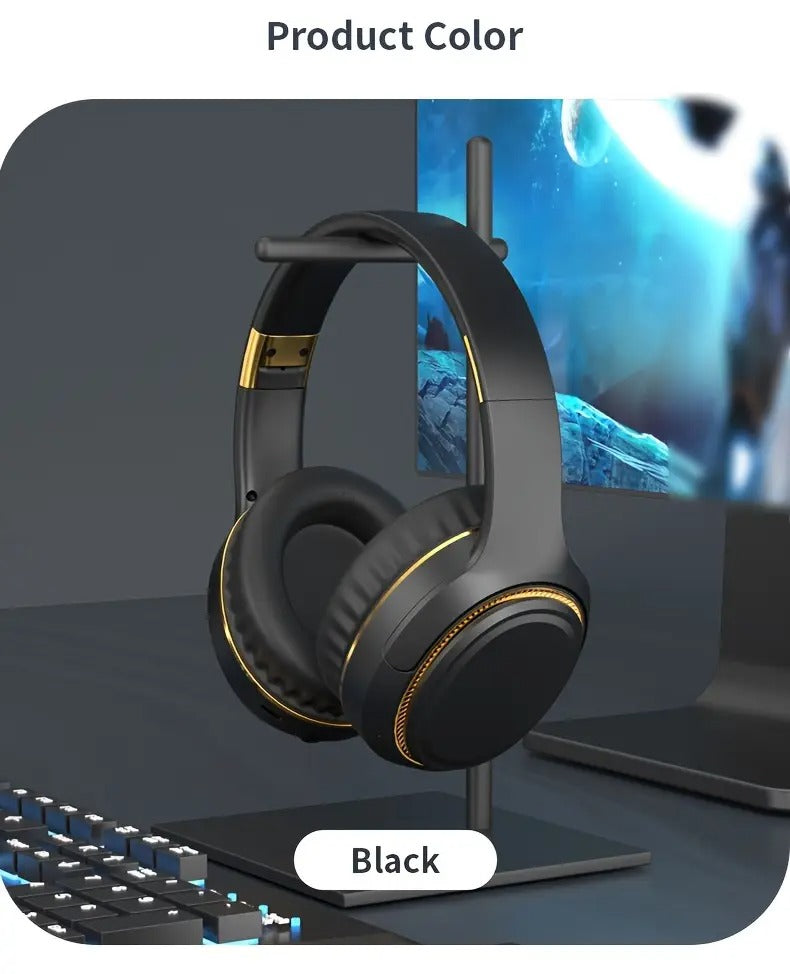 Audífonos Inalámbricos con Luces RGB y Diseño Plegable